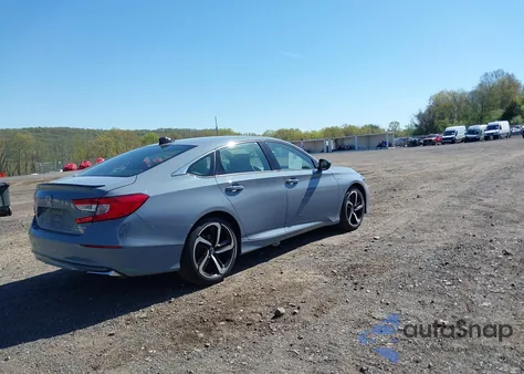 2022 Honda Accord Hybrid Sport from USA, damaged, VIN 1HGCV3F21NA044617